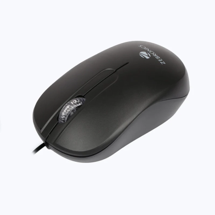 ZEBRONICS Zeb-Sprint Wired Optical Mouse (USB 2.0, Black)