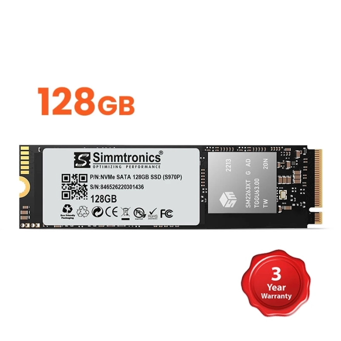 Simmtronics S970P PRO | NVMe 128GB| 3D NAND SSD