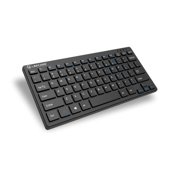 Lapcare D-LITE-BLK Multimedia Mini Keyboard (Black)
