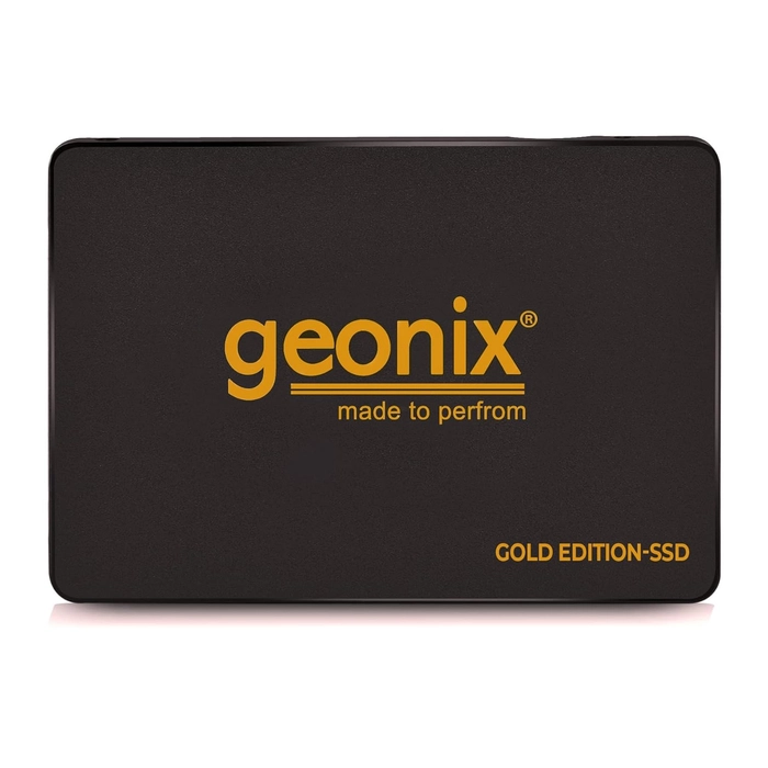 GEONIX GOLD SSD 512 GB| Internal Solid State Drive/SSD with SATA III Interface, 6Gb/s | Read/Write Speed Upto - 570/500 MB/s | Quad Channel Controller Compatible with PC and Laptop | 5 Years Warranty.